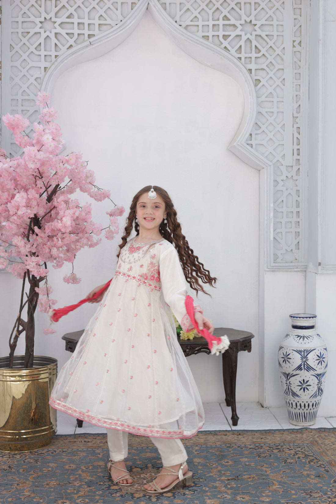 Off white Formal Festive Dress